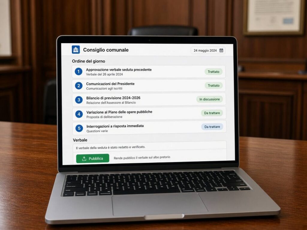 Gestione Consigli Comunali e Commissioni